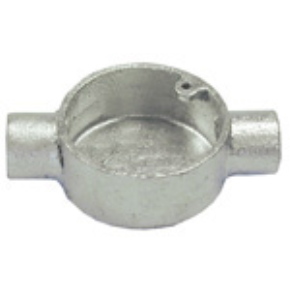 25MM GALV THROUGH BOX